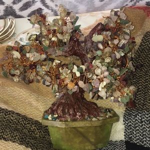 Gem Tree 🌲 with a Jade pot❤️❤️❤️